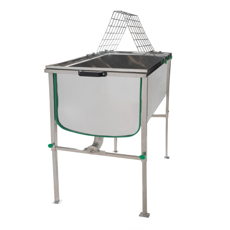 Odv��kovac� st�l 1000 mm - nerezov� proveden�