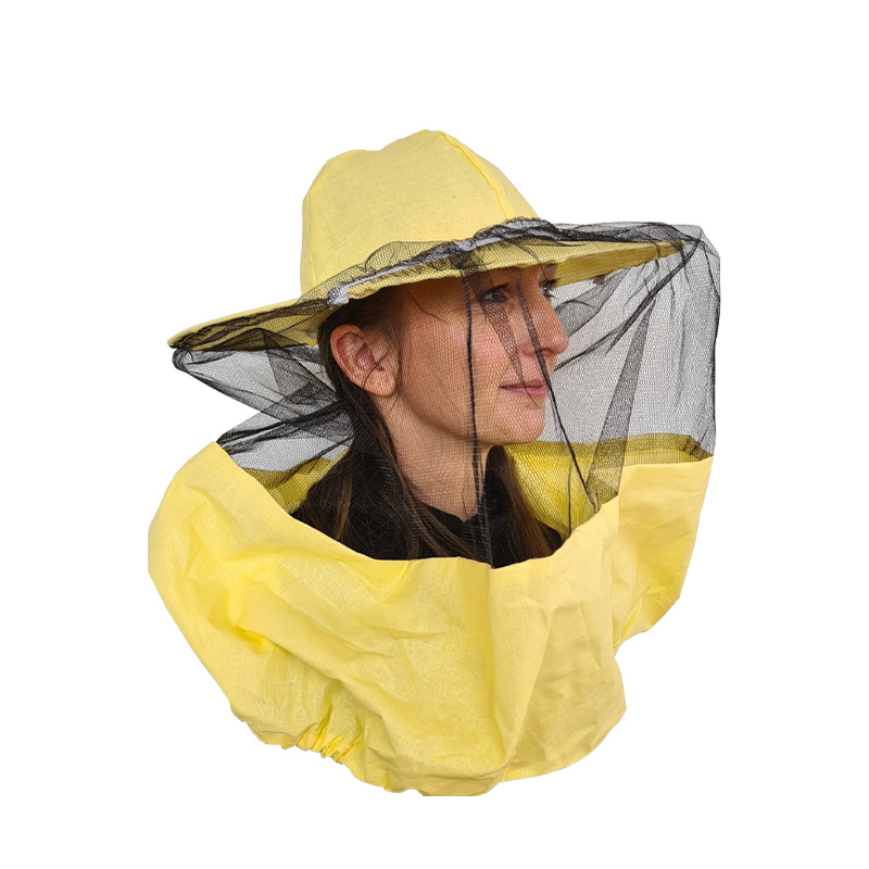 Včelařský klobouk jednoduchý žlutý se šňůřkou
