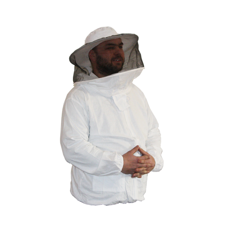 Včelařská bunda se zipem a kloboukem