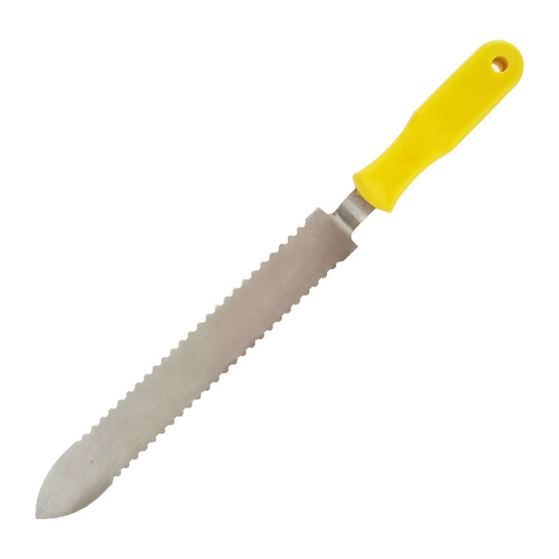 Odvíčkovací nůžo boustranně ozubený- plastová rukojeť